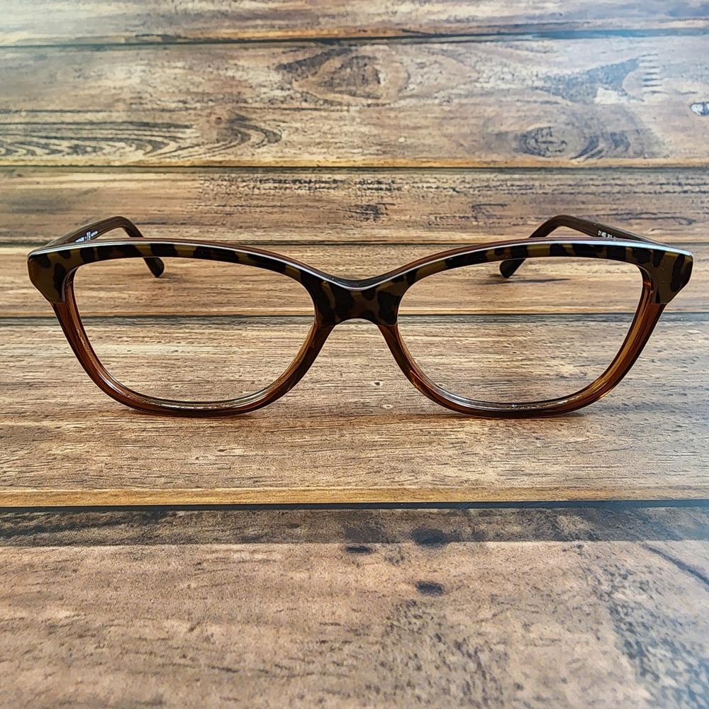 DKNY DY4662 3615 Top Leopard Brown Rectangle Womens Eyeglasses 54-16-140 FRAMES